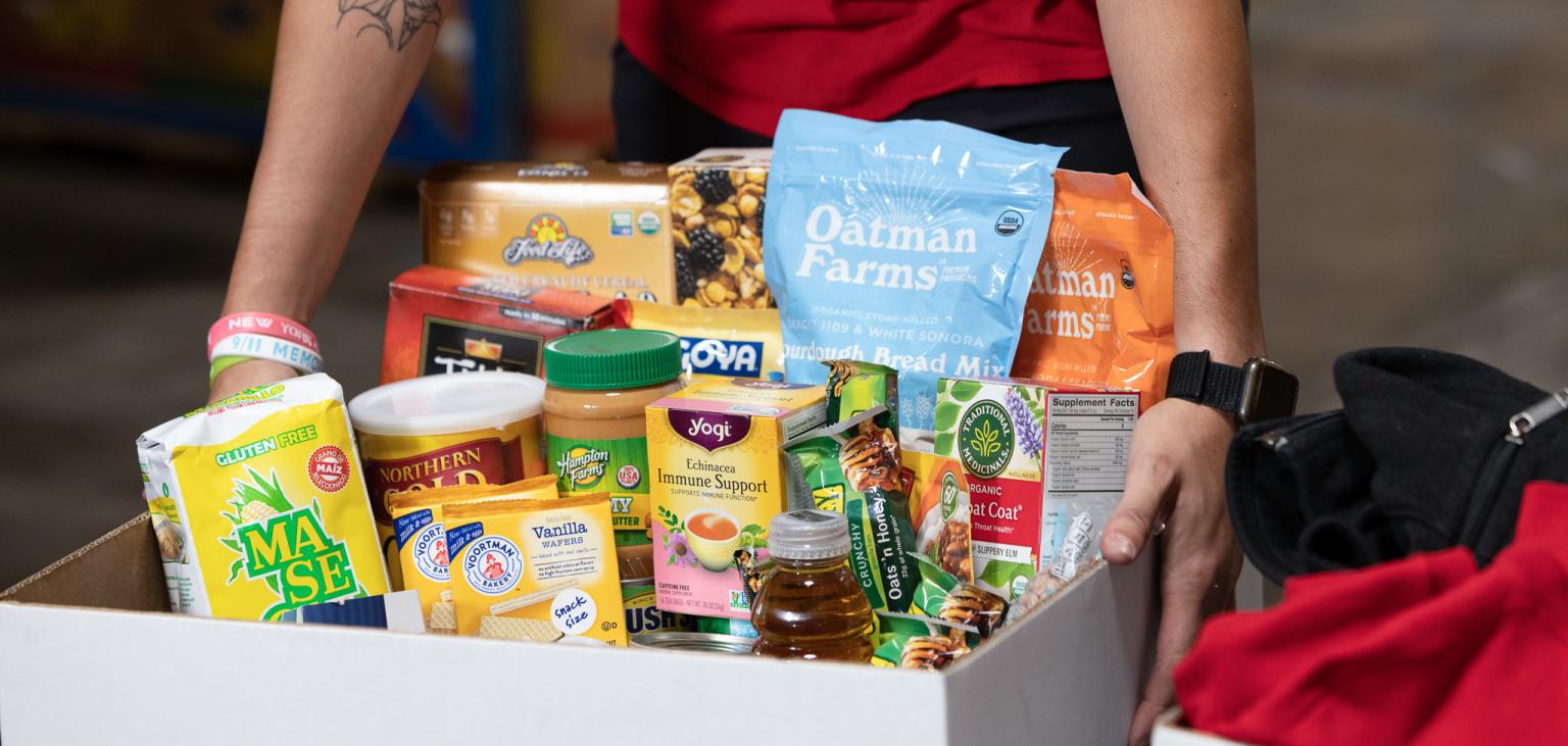 An SVdP Food Box.
